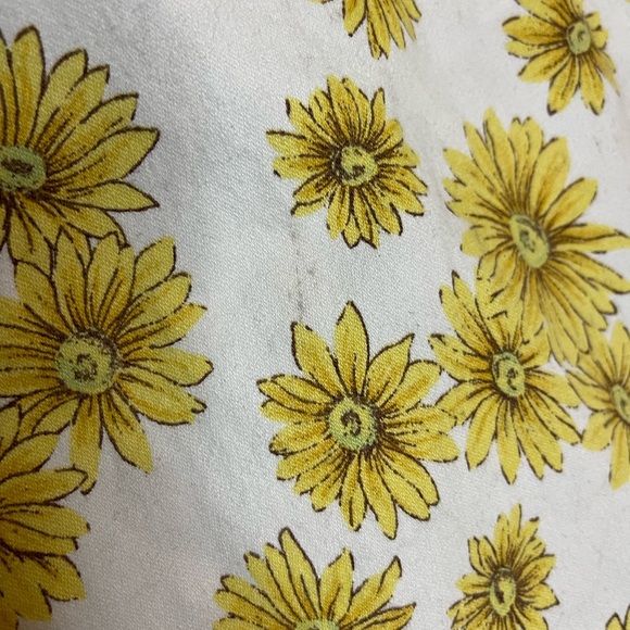 Forever 21 Fall Sunflower Button Front Skirt Size Medium - Picture 5 of 7